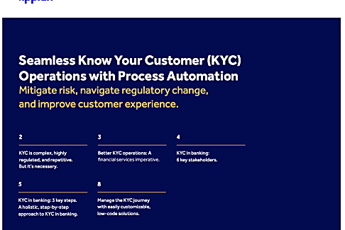 Seamless Know Your Customer (KYC) Operations with Process Automation